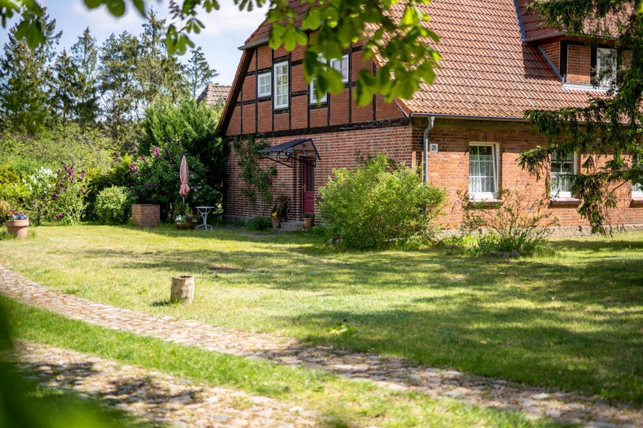 Ferienwohnung 1 Im Landhaus Am Wildpark 博克 外观 照片